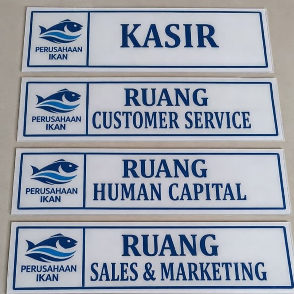papan nama custom
